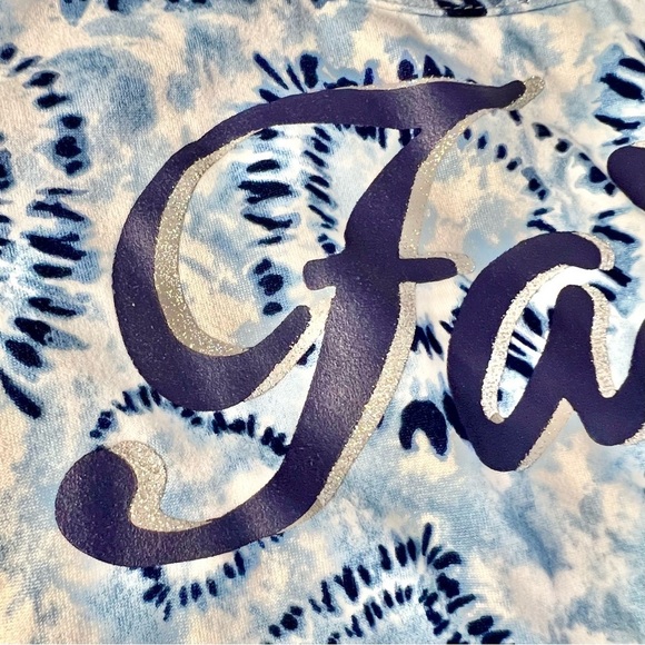 “Faith” Tie-Dye Girls Front Tank Top, Size 8 - Picture 4 of 5